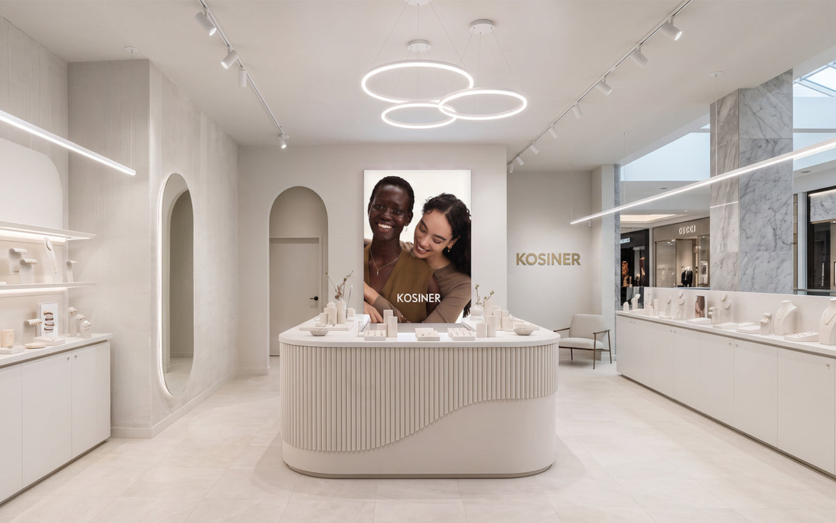 KOSINER retail jewelry showroom
