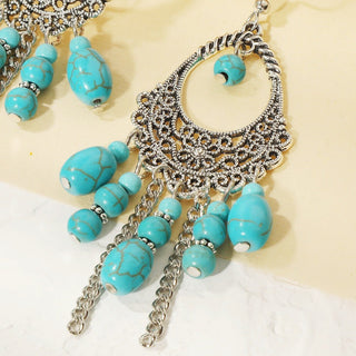 Waarom de Kosiner Boho Vintage Turquoise Earring -set de beste keuze is voor je outfit