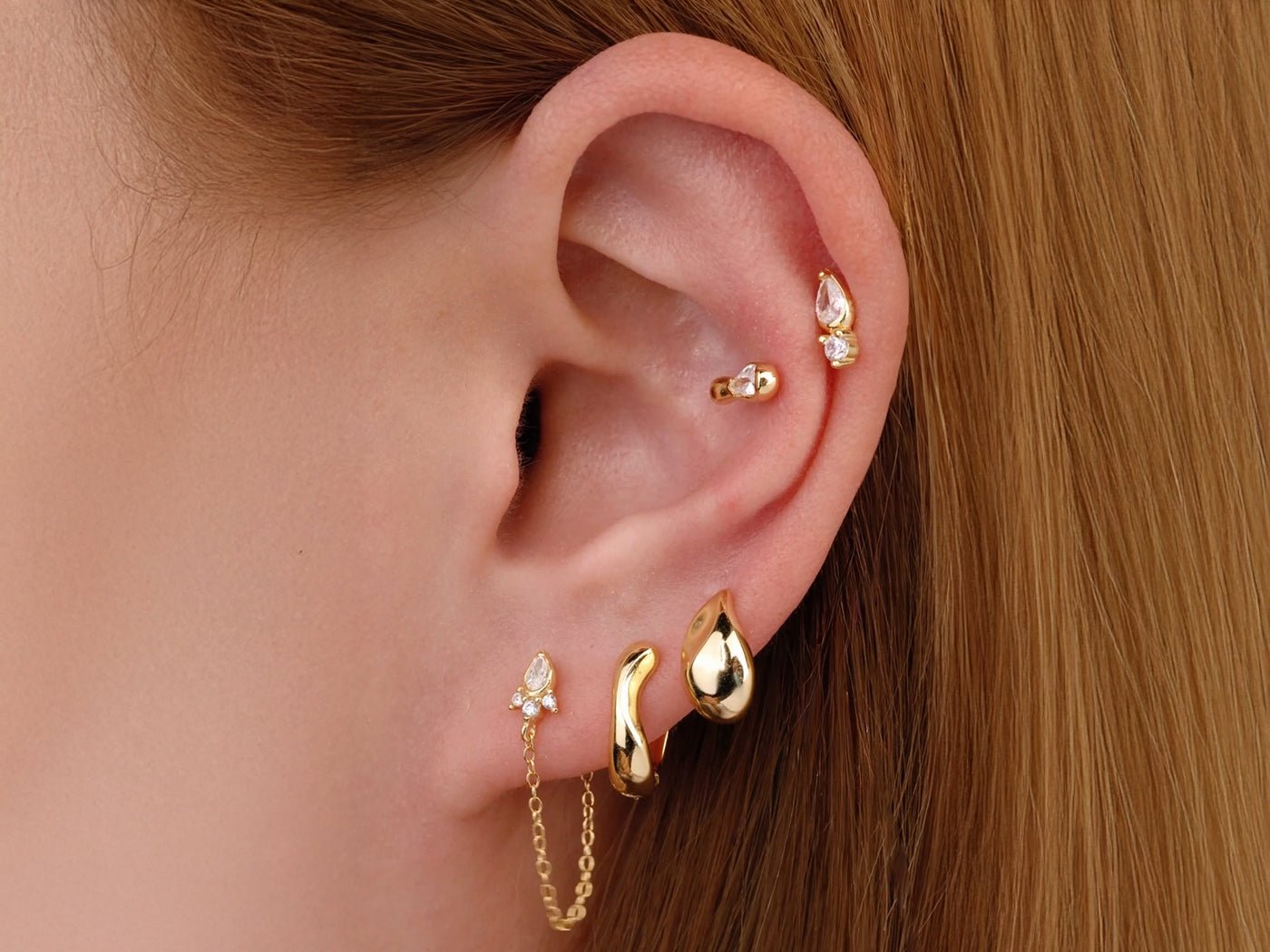 How to Style Multiple Ear Piercings: A Complete Guide - Kosinerjewelry