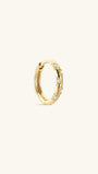 Joias kosiner Aros CZ martelados trabalhados em prata esterlina