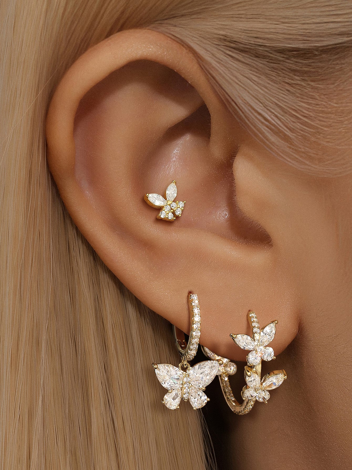 Fashionable Elegant Beautiful Butterfly Earring Collection - Kosinerjewelry