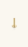 KOSINER gold and silver flat back base collection, 14K solid gold, waterproof, not plated
