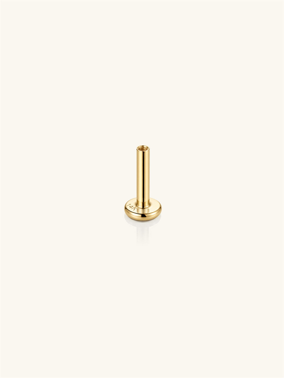 KOSINER gold and silver flat back base collection, 14K solid gold, waterproof, not plated