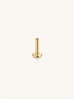 KOSINER gold and silver flat back base collection, 14K solid gold, waterproof, not plated