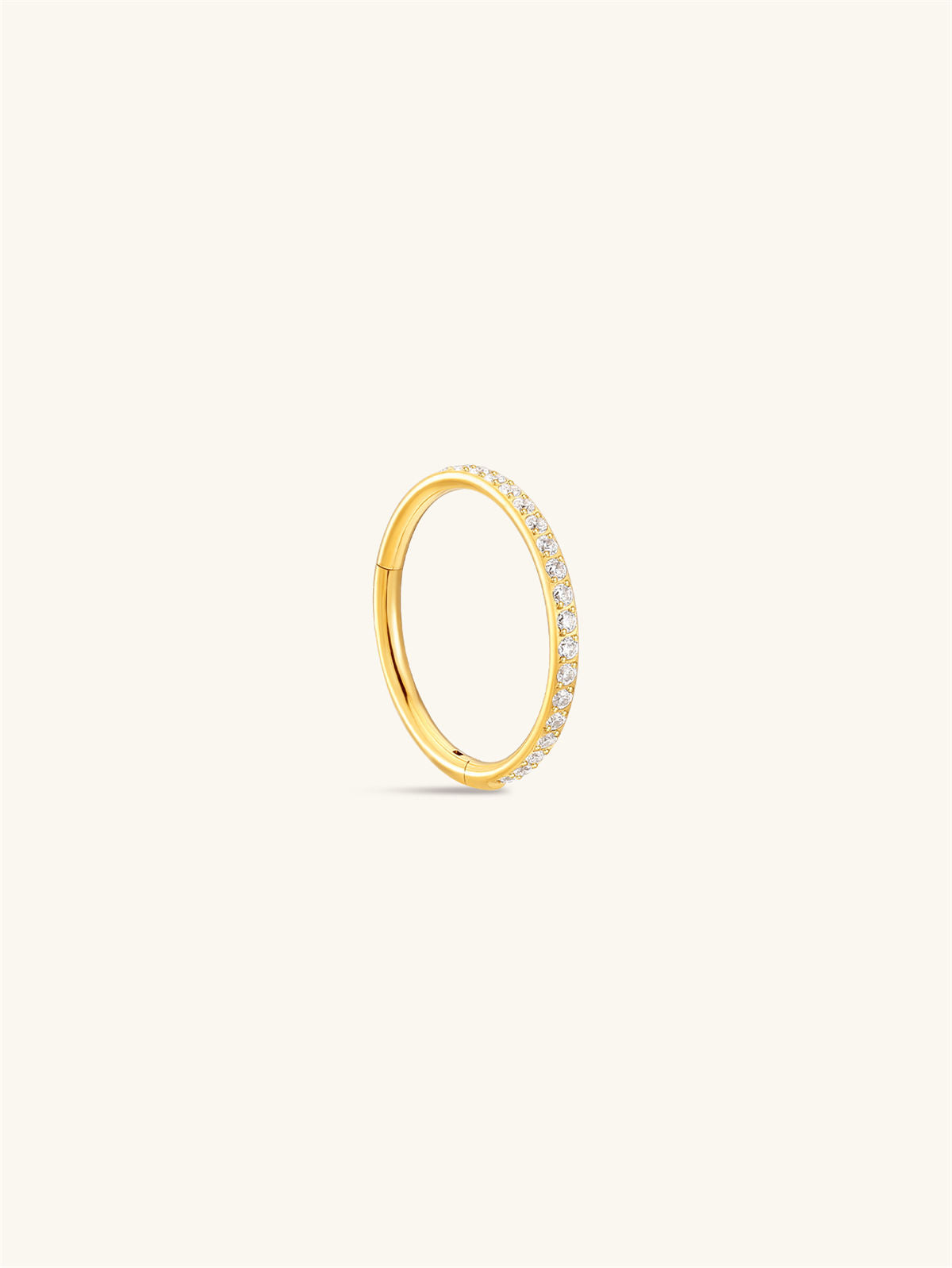 KOSINER Titanium Delicate Multi-Sized Hoop,ideal for curated ear stacking and layering