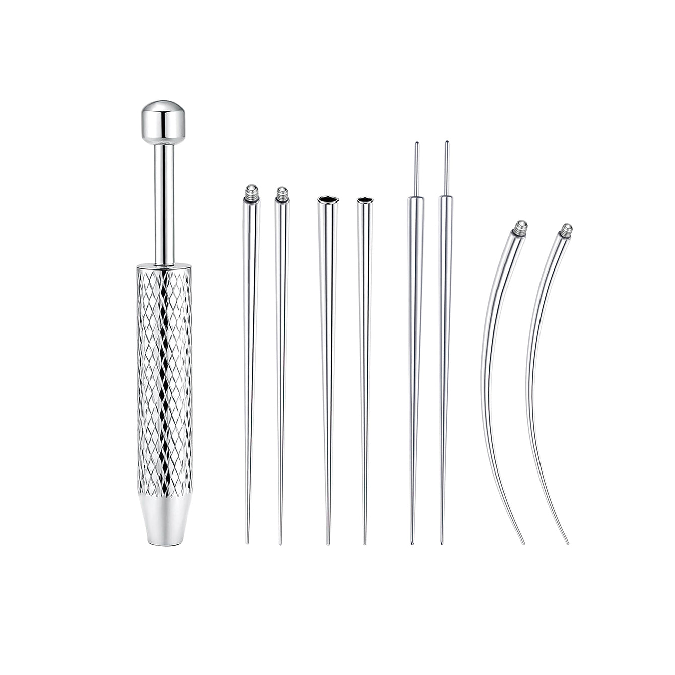 Tytanowe narzędzie do wprowadzania i przebijania stożkowych kulek