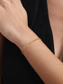 Kosiner Jewelry KOSINER 18K Gold Vermeil Figaro Chain Bracelet