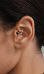 Kosiner Jewelry KOSINER Étoile 14k Solid Gold Four - Pointed Star Daith Clicker