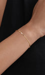 Kosiner Jewelry KOSINER 18K Gold Vermeil Serpentine Chain Bracelet