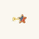 KOSINER 925 Sterling Silver Independence Day Patriotic Star Flat Back Stud