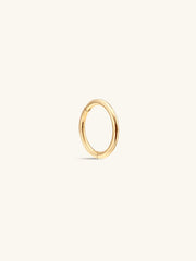 KOSINER 14K Solid Gold Classic Minimalist Hoop,curated ear stacking look for helix conch tragus piercings
