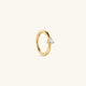 KOSINER 14K Solid Gold Classic Lab-Grown Diamond Hoop