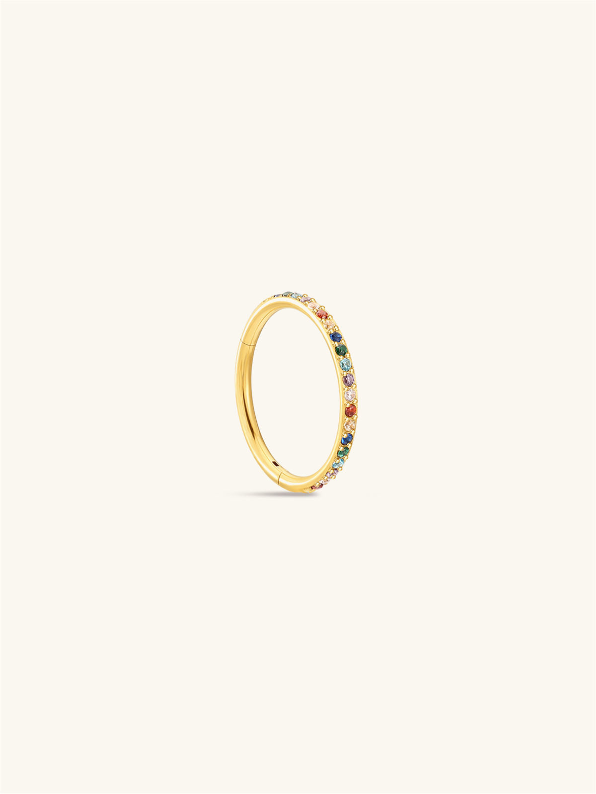 KOSINER Titanium Colorful Multi-Sized Hoop