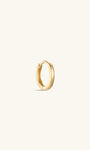 KOSINER 14K Solid Gold Minimalist Glossy Hoop,curated ear stacking look for helix conch tragus piercings