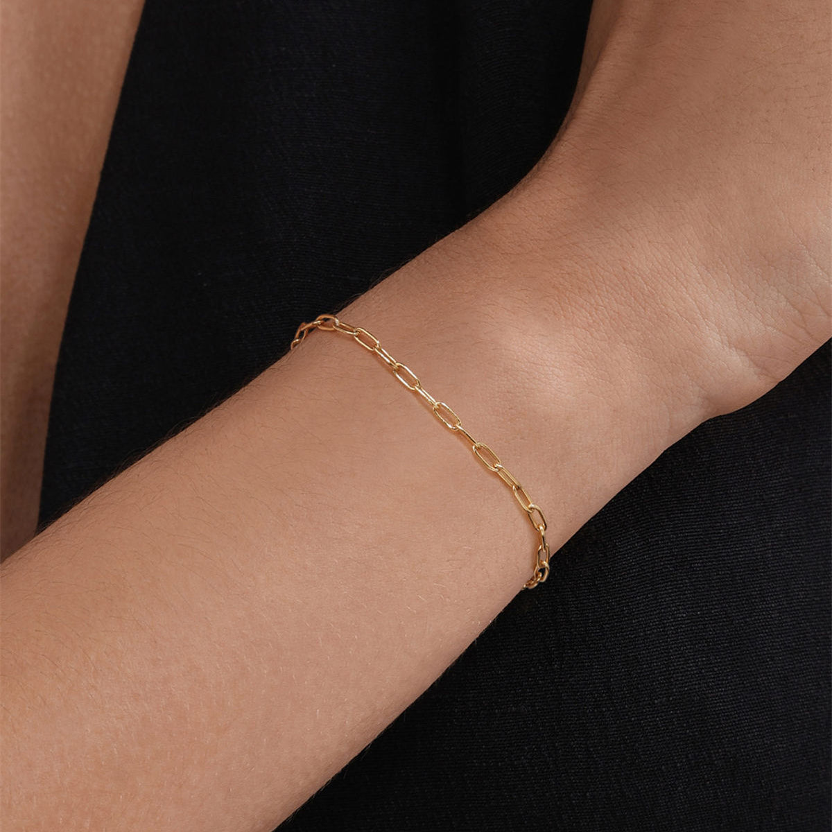 Kosiner Jewelry KOSINER 18K Gold Vermeil Boyfriend Bold Chain Bracelet