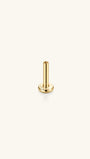 KOSINER gold and silver flat back base collection, 14K solid gold, waterproof, not plated