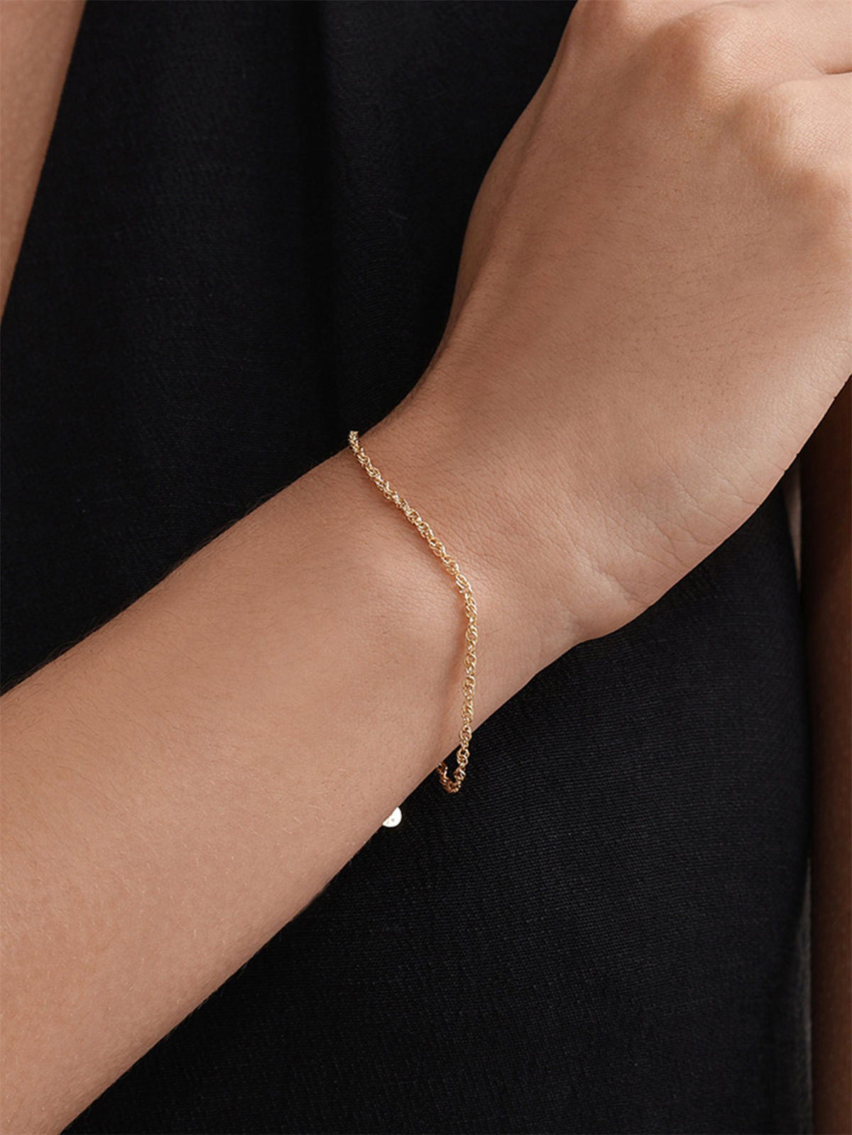 Kosiner Jewelry KOSINER 18K Gold Vermeil Classic Chain Bracelet