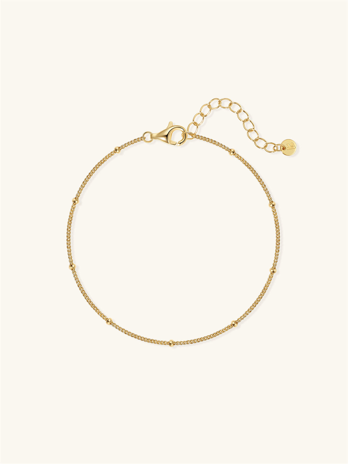 Kosiner Jewelry KOSINER 18K Gold Vermeil Spheres Chain Bracelet
