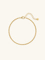 Kosiner Jewelry KOSINER 18K Gold Vermeil Delicate Curb Chain Bracelet