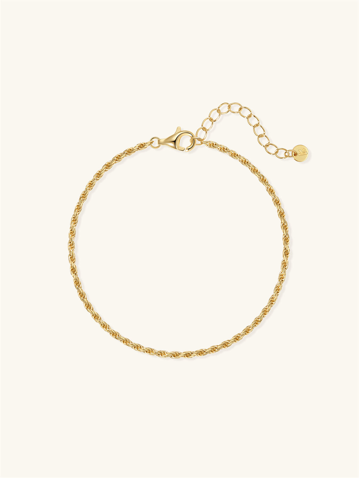 Kosiner Jewelry KOSINER 18K Gold Vermeil Delicate Curb Chain Bracelet
