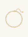 Kosiner Jewelry KOSINER 18K Gold Vermeil Figaro Chain Bracelet
