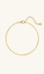 Kosiner Jewelry KOSINER 18K Gold Vermeil Serpentine Chain Bracelet
