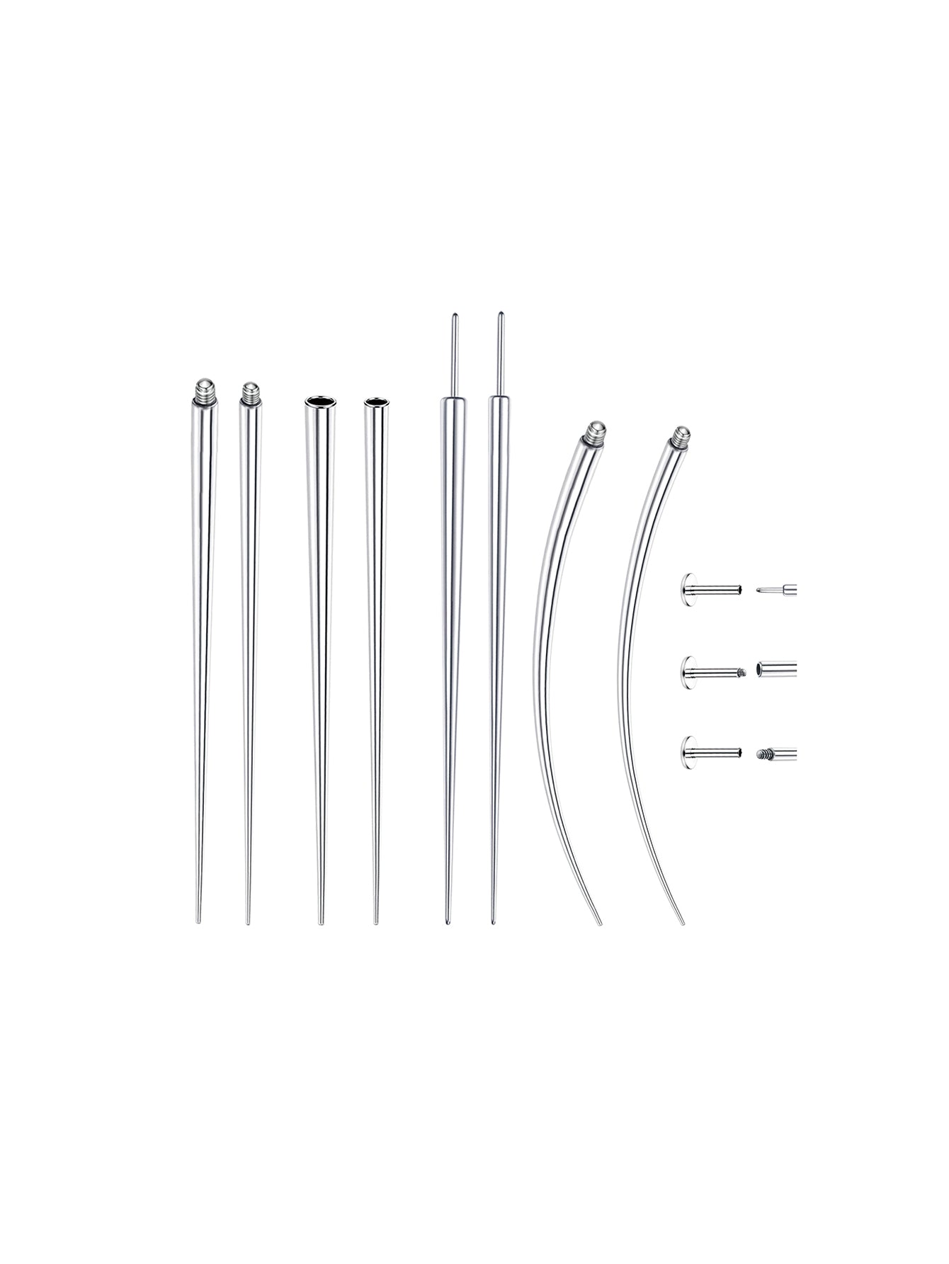 Tytanowe narzędzie do wprowadzania i przebijania stożkowych kulek