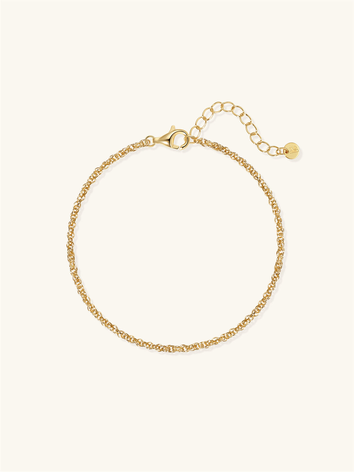 Kosiner Jewelry KOSINER 18K Gold Vermeil Classic Chain Bracelet