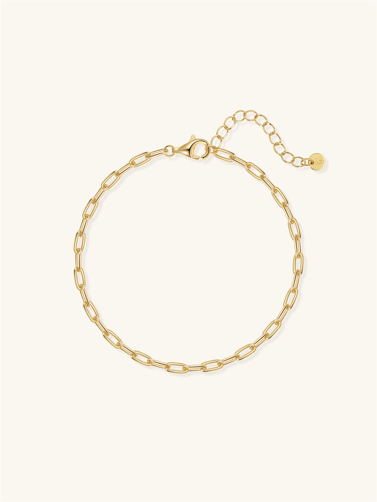 Kosiner Jewelry KOSINER 18K Gold Vermeil Boyfriend Bold Chain Bracelet