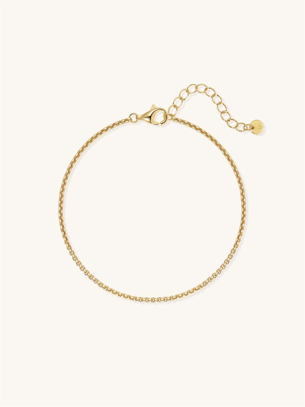 Kosiner Jewelry KOSINER 18K Gold Vermeil Cable Chain Bracelet