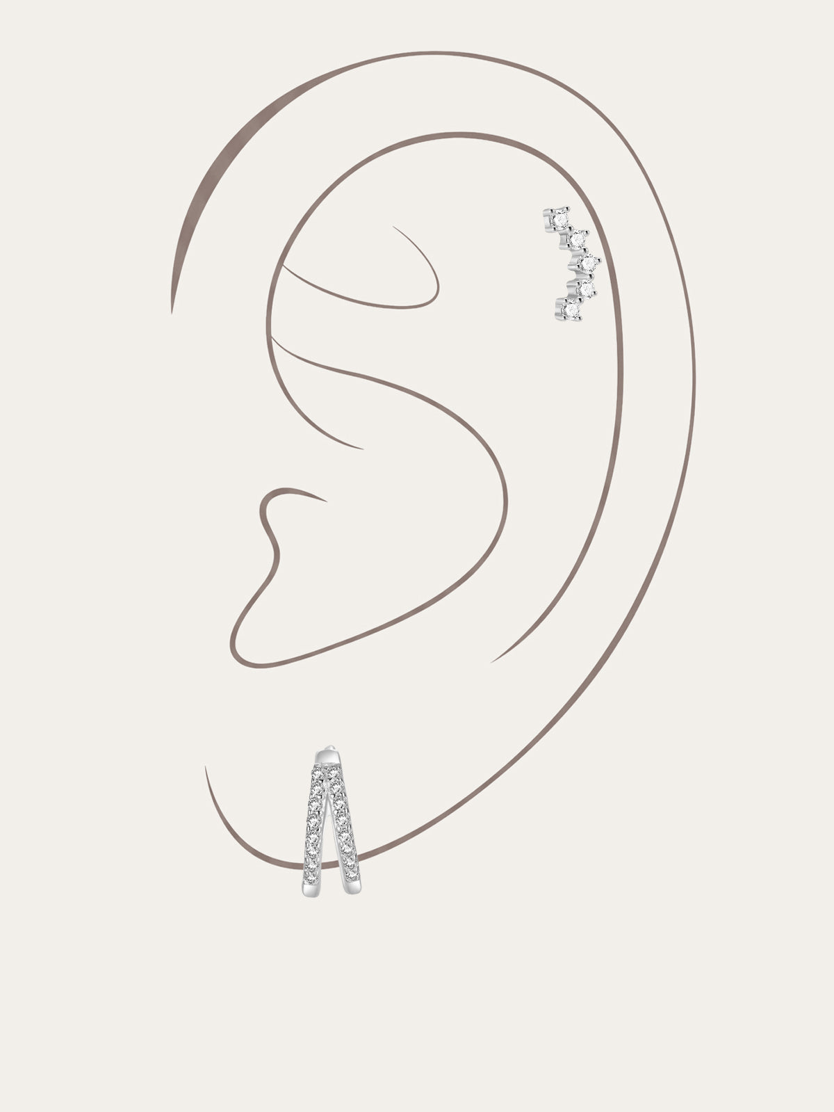 Série de boucles d'oreilles pendantes en argent sterling 925 avec zircon carré