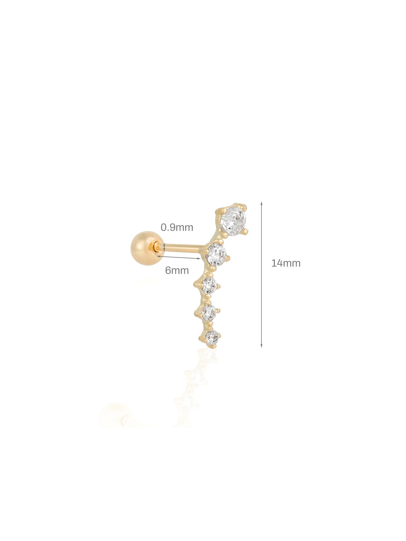 Orecchini ear climber a serpente con stass - Alver Accessori Riccione Orecchini ear climber a serpente con stass - Alver Accessori Riccione