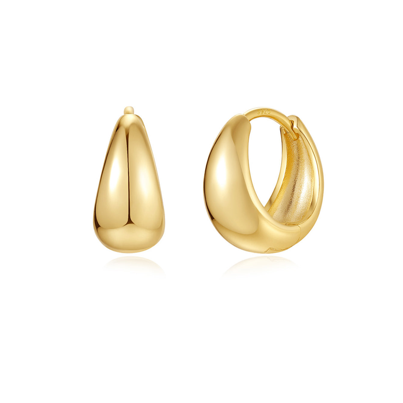 kosiner jewelry Classic Glossy Drop Earrings