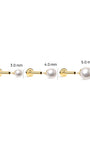 KOSINER 14K Solid Gold Classic Pearl Flat Back Stud,hypoallergenic and tarnish-proof.