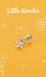 KOSINER Little Wonder flower jewelry collection in 14K solid gold