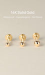KOSINER Sleep-friendly ball piercing, no pressure, comfortable for everyday wear and sensitive skin