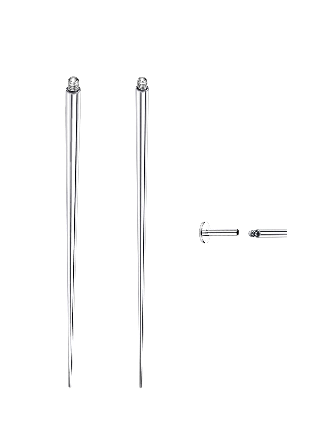 Tytanowe narzędzie do wprowadzania i przebijania stożkowych kulek