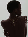 Kosiner Jewelry KOSINER 18K Gold Vermeil Delicate Initials Chain Necklace