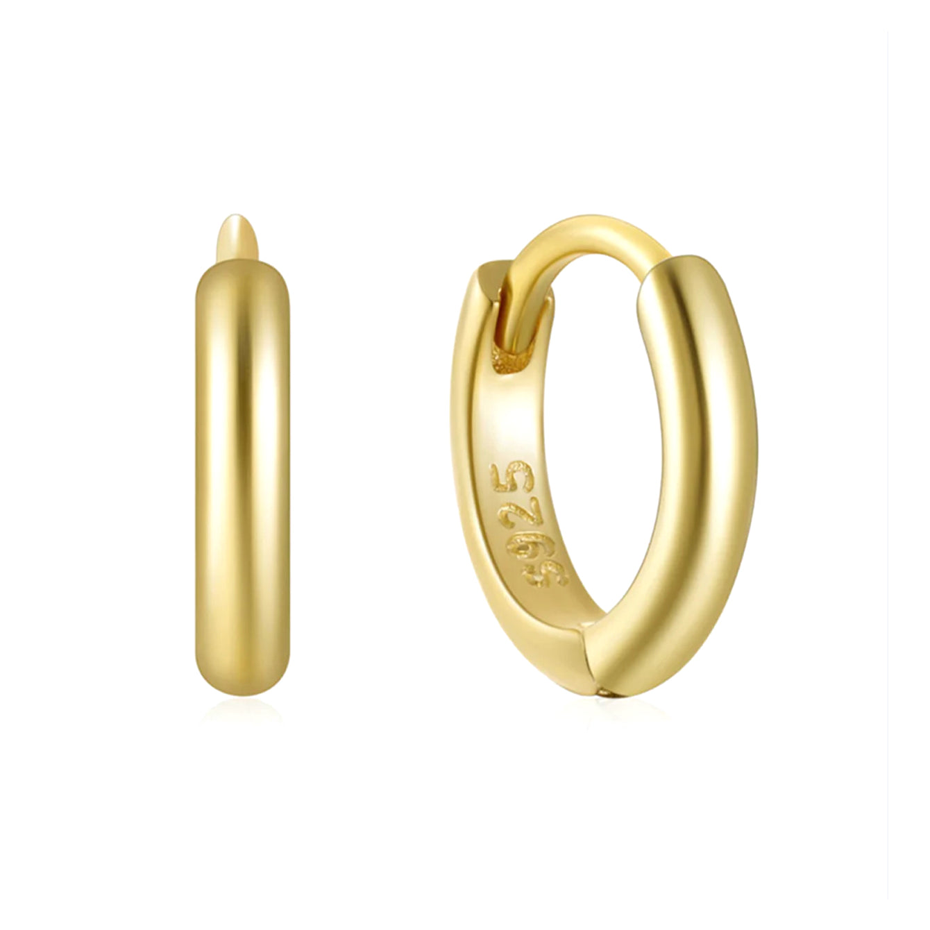 S925 Classic Sterling Silver Multi Size Daily Casual Hoop Earrings - Kosinerjewelry