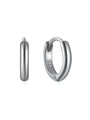 S925 Classic Sterling Silver Multi Size Daily Casual Hoop Earrings - Kosinerjewelry