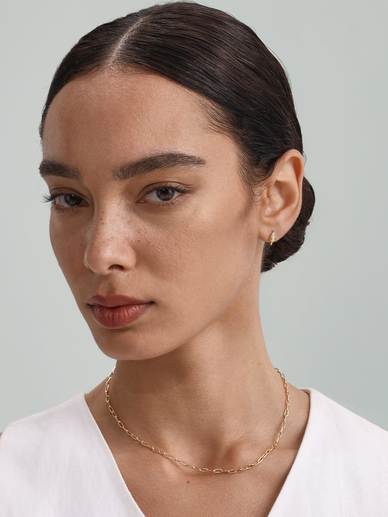 Sorvete azul Seaspritz em prata esterlina 925 com parte traseira plana