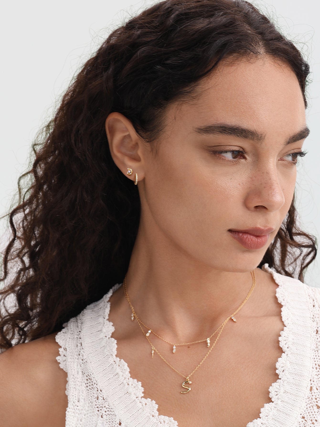 Concha de praia Seaspritz em prata esterlina 925 com parte traseira plana