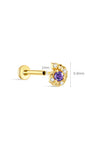 Größentabelle für Kosiner Conch Flatback-Stollen, 5,8 mm, 18 G, 1 mm Stärke, 6 mm Pfostenlänge