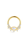 kosiner jewelry S925 Devil's Eye Moonstone Cartilage Hoop Earring