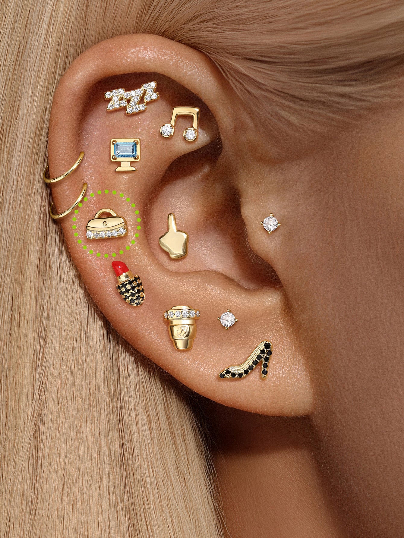 925 Sterling Zilver Cité Mini Tote Plaksteen