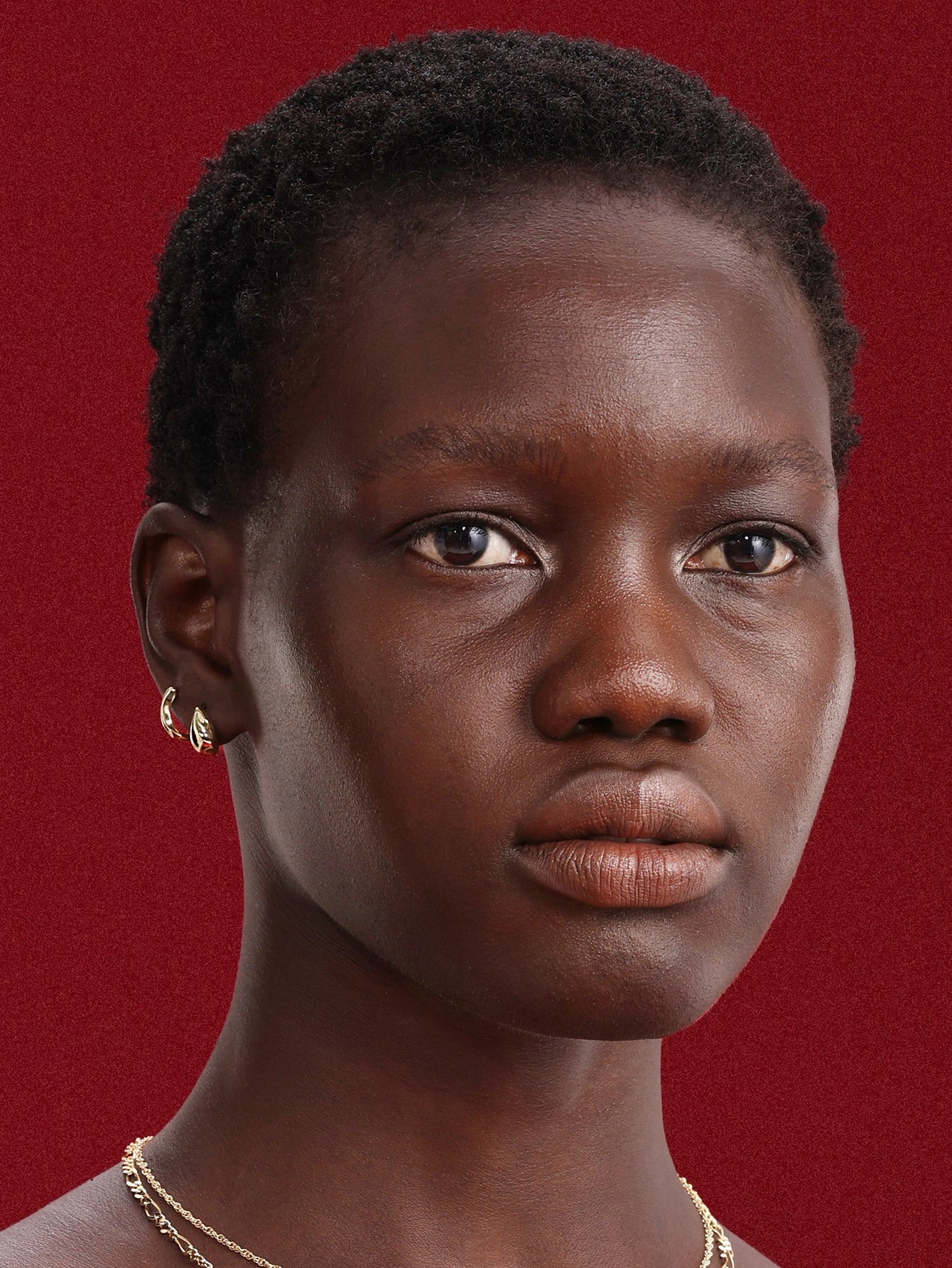 18k Gold Vermeil Flow Hoops