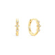 Étoile CZ Hoops in 18K Gold Vermeil