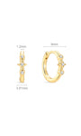 Kosiner Jewelry KOSINER Étoile 18K Gold Vermeil Minimalist Hoop