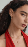 kosiner bijoux Étoile Pavé Boucles d'oreilles Huggies pendantes
