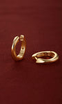 Kosiner Jewelry KOSINER Essentials 925 Sterling Silver Minimalist Twisted Hoop